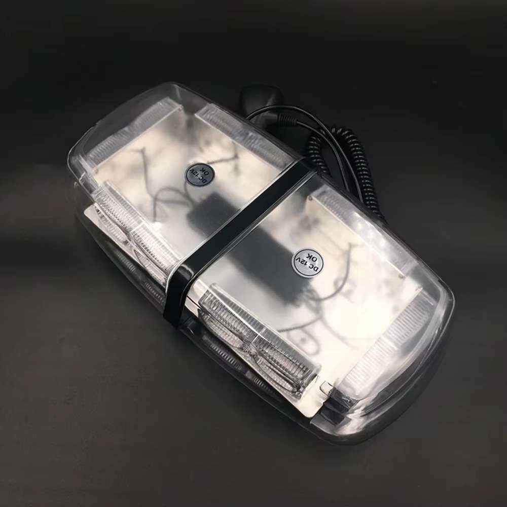 汽车灯条车顶应急灯红白黄多色可选12V-24V闪光灯18W警示LED灯