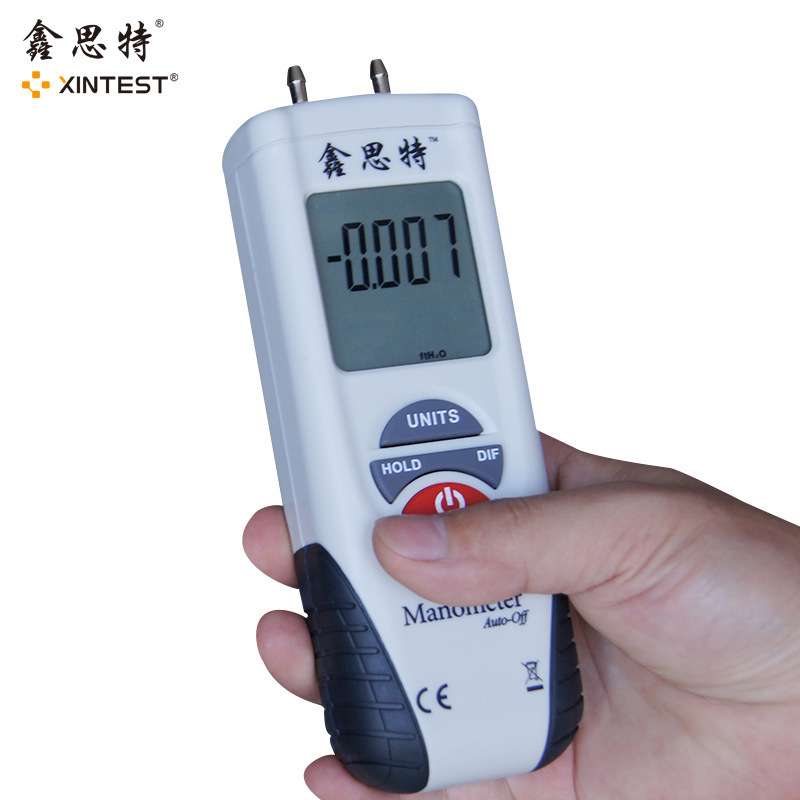 鑫思特HT-1890 手持式数字差压计 气压计 压差表 压力计高精度