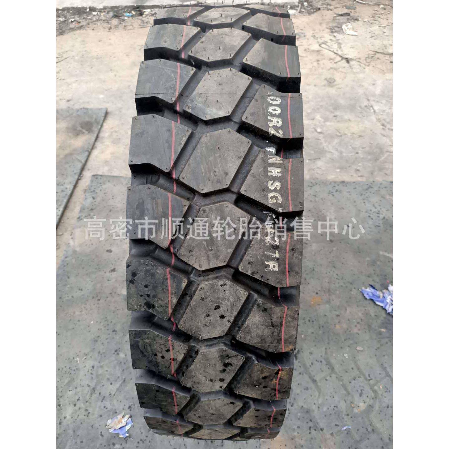 钢丝叉车轮胎9.00R20充气轮胎10.00r20 8.25R15 900-20