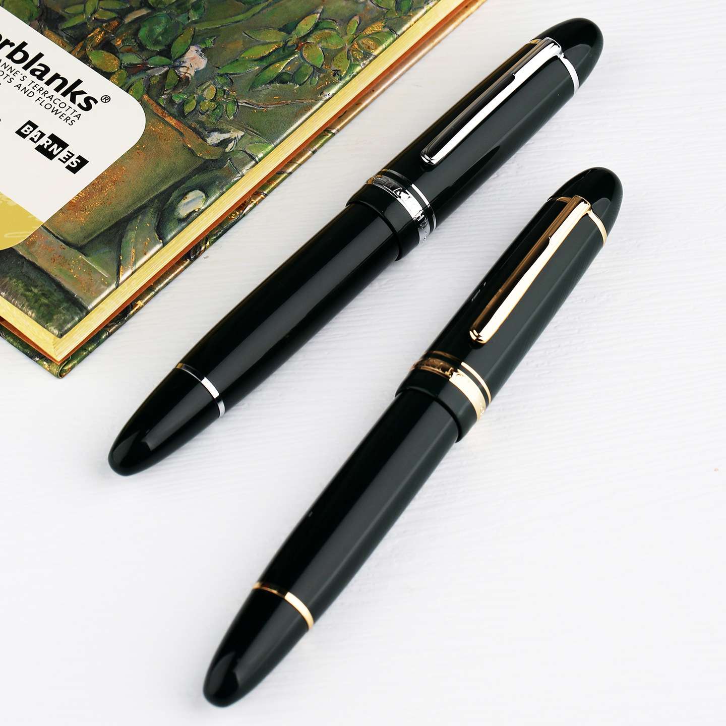 MAJOHN末匠P141钢笔金属铜活塞吸墨8号40双色笔尖轻型树脂笔身