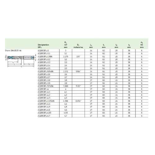 供应德国walter瓦尔特孔加工钻头 A3289DPL