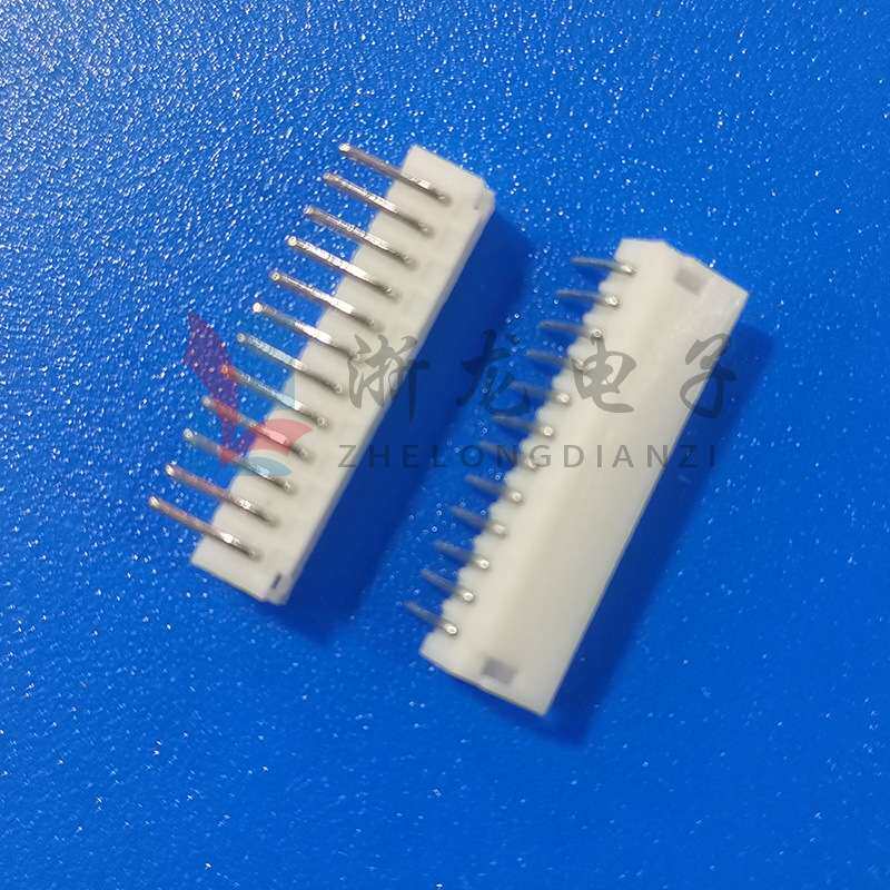 接插件ZH1.5-12P弯插端子1.5-12AW弯针座 90度条形连接器 1000只