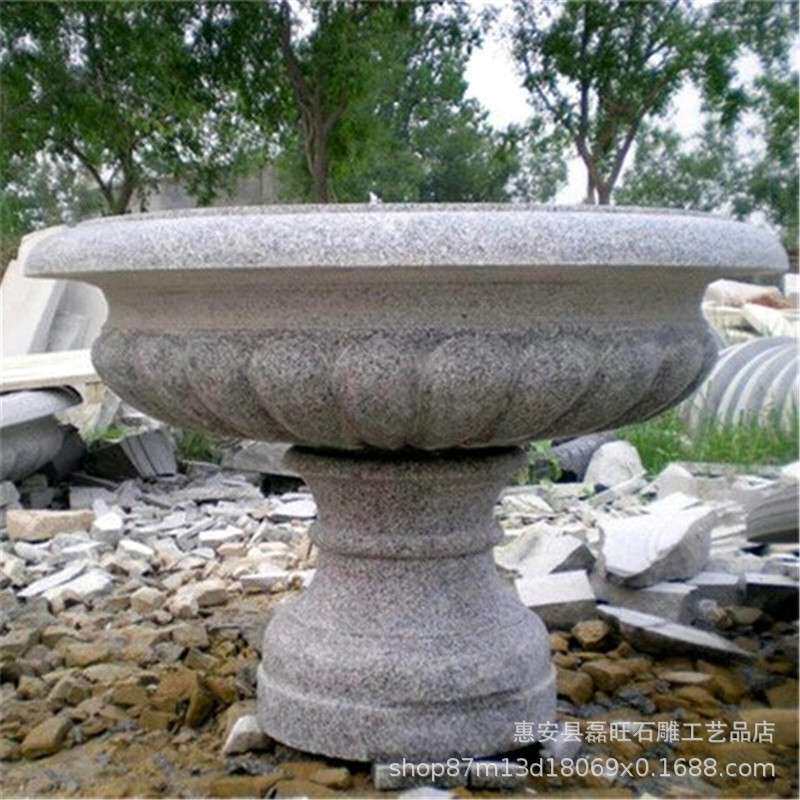 仿古石雕石灯笼 中式落地日式庭院装饰石头灯户外摆件太阳能石灯