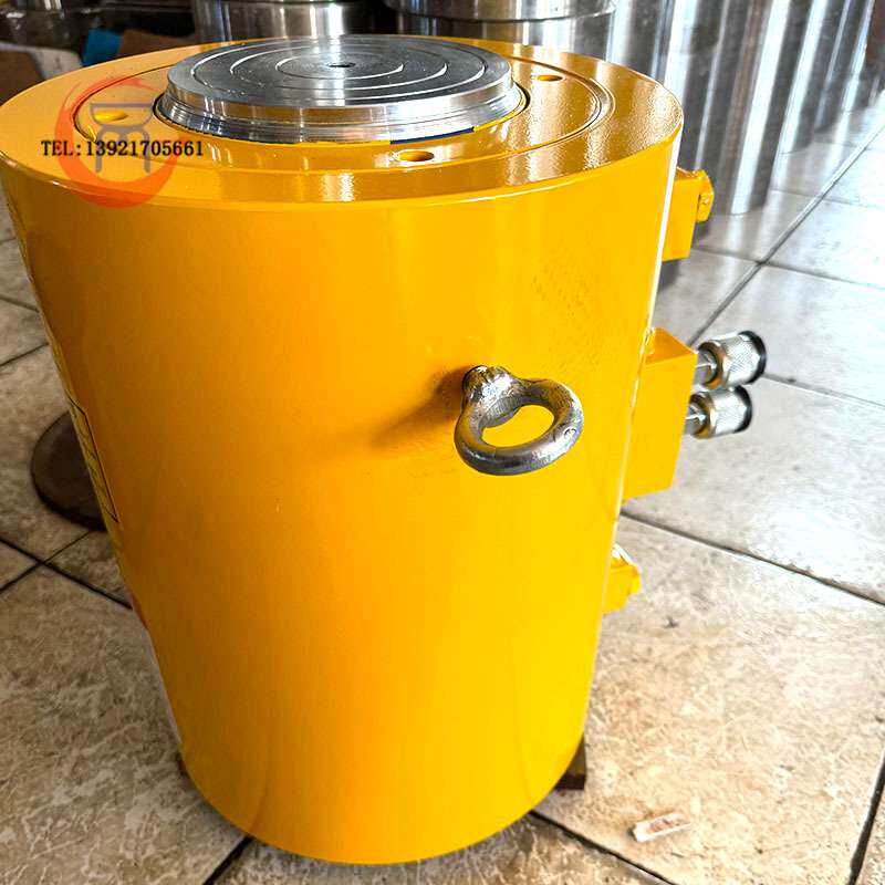 DYG电动液压千斤顶100T 大吨位液压油缸200T桥梁顶升工具油缸外径