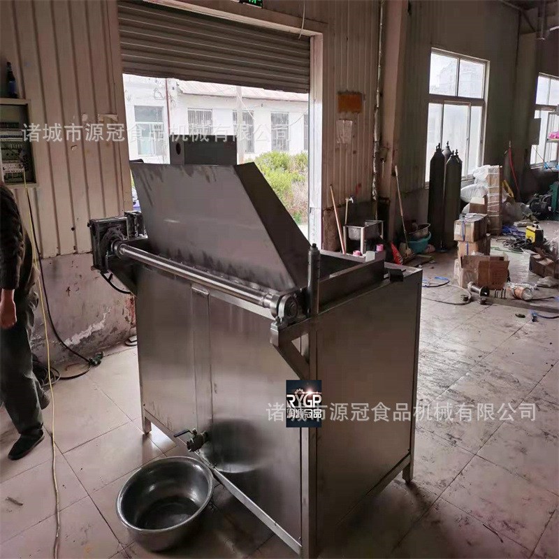 供应不锈钢自动出料油炸机 薯条锅E巴油炸锅 小龙虾油炸流水线