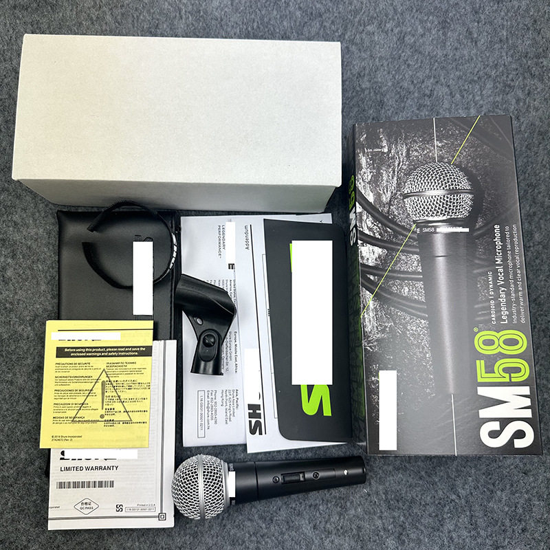 跨境有线麦克风SM58S高配KTV演出直播动圈话筒有线麦克风现货