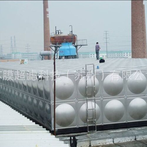 不锈钢水箱5吨 大型不锈钢冲w压水箱  方形水箱5吨水塔水箱不锈钢