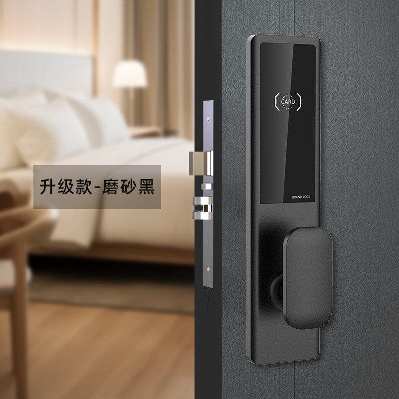 酒店刷卡门锁宾馆出租房民宿客房磁卡感应电子锁公寓ic卡智能门锁