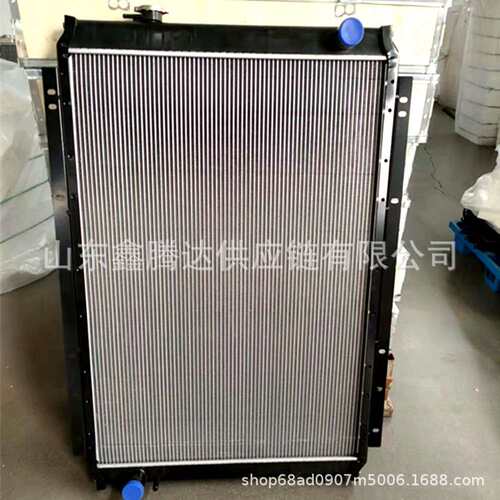 PC220-7挖掘机水箱散热器 206-03-71111铝制水箱总成汽配全铝