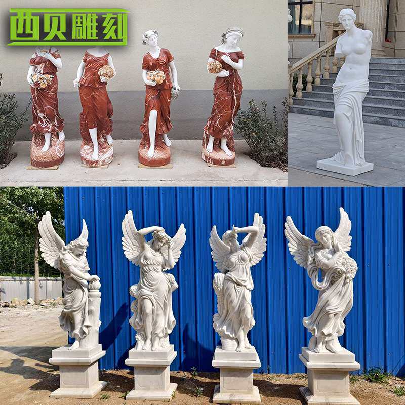 供应欧式拼花男女人物半身像  石雕西方人物雕像工厂现货