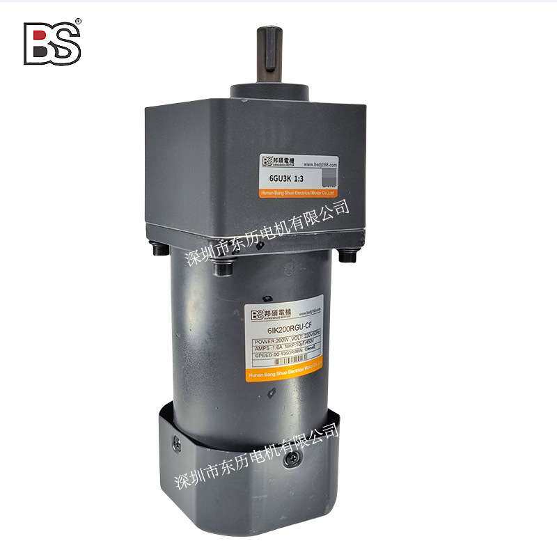BS邦硕电机6IK200RGU-CF减速机6GU3K GEAR HEAD调速马达220V 200W