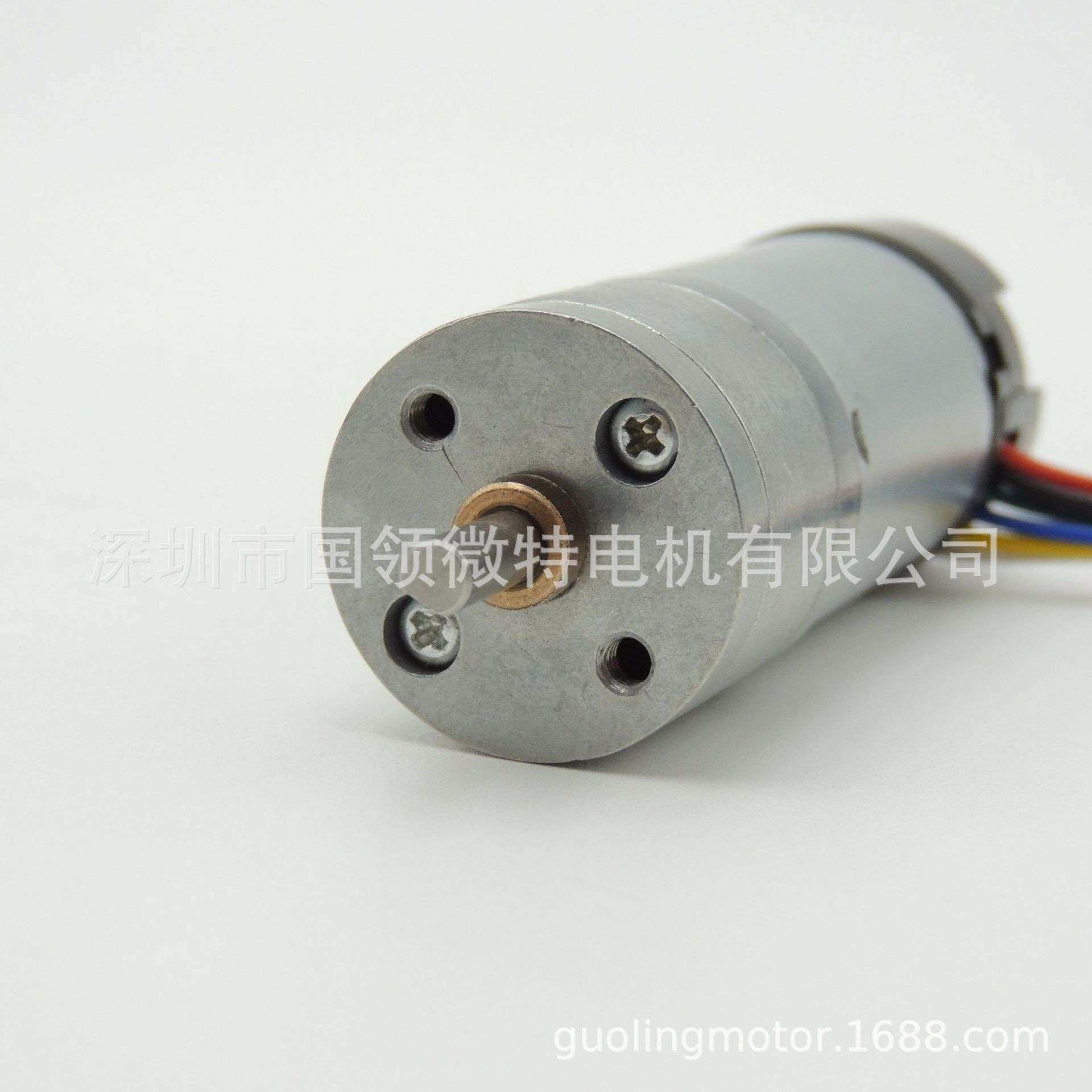 智能机器人用直流齿轮微型编码器减速电机马达全金属齿轮带低噪音