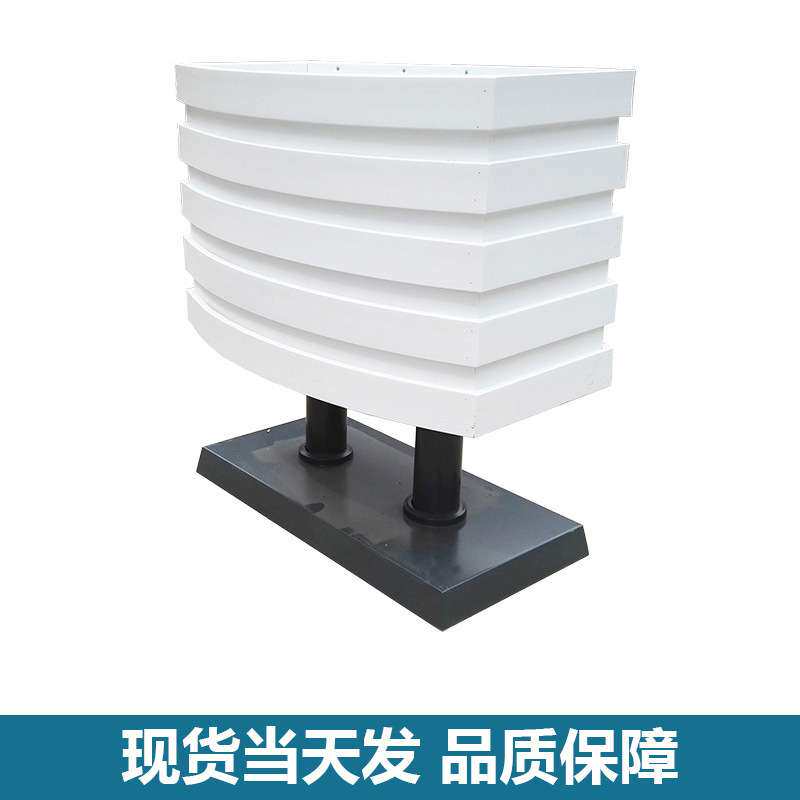 厂家 市政道路户外组合花箱 白色塑料树脂槽花坛微发泡PVC花箱