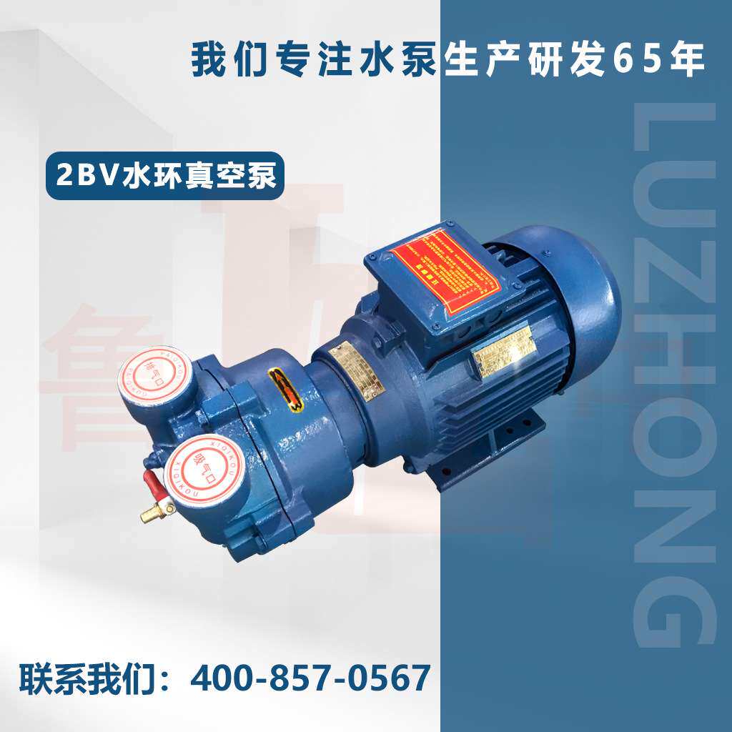 2BV6111真空泵请认准淄博鲁中牌配用防爆电机分体式厂家质保一年
