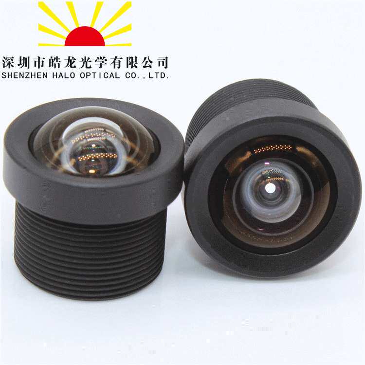 专业研发1.8mm高清无畸变镜头1/2.7“大广角125°人脸识别非成品