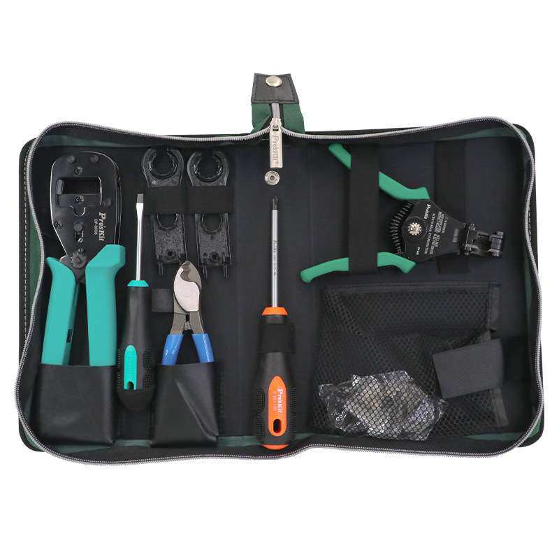 宝工(Pro'sKit)PK-2061 太阳能剪剥压工具组 专业电讯工具套装