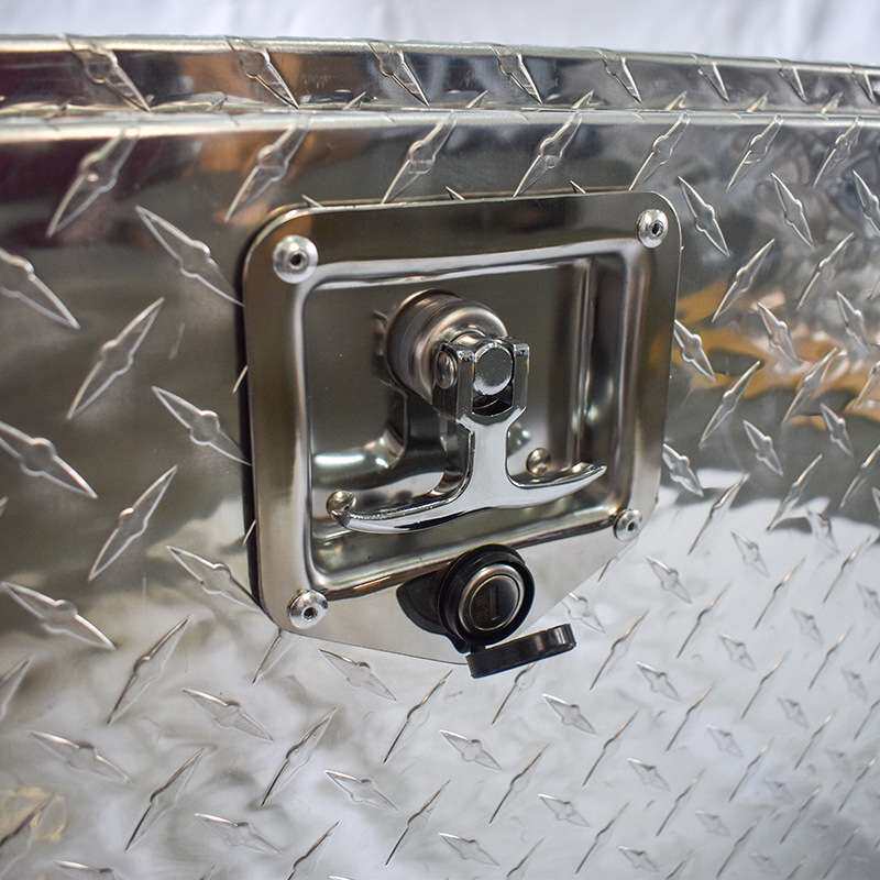 厂家供应铝板车载防水工具箱 皮卡叉加装货挂轻微大号收纳箱子