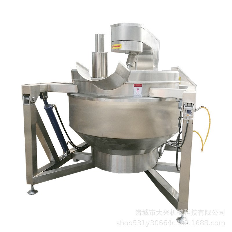 钵钵鸡调料炒锅 多功能电加热蚂蚱酱搅拌炒锅 R全自动多爪搅拌炒
