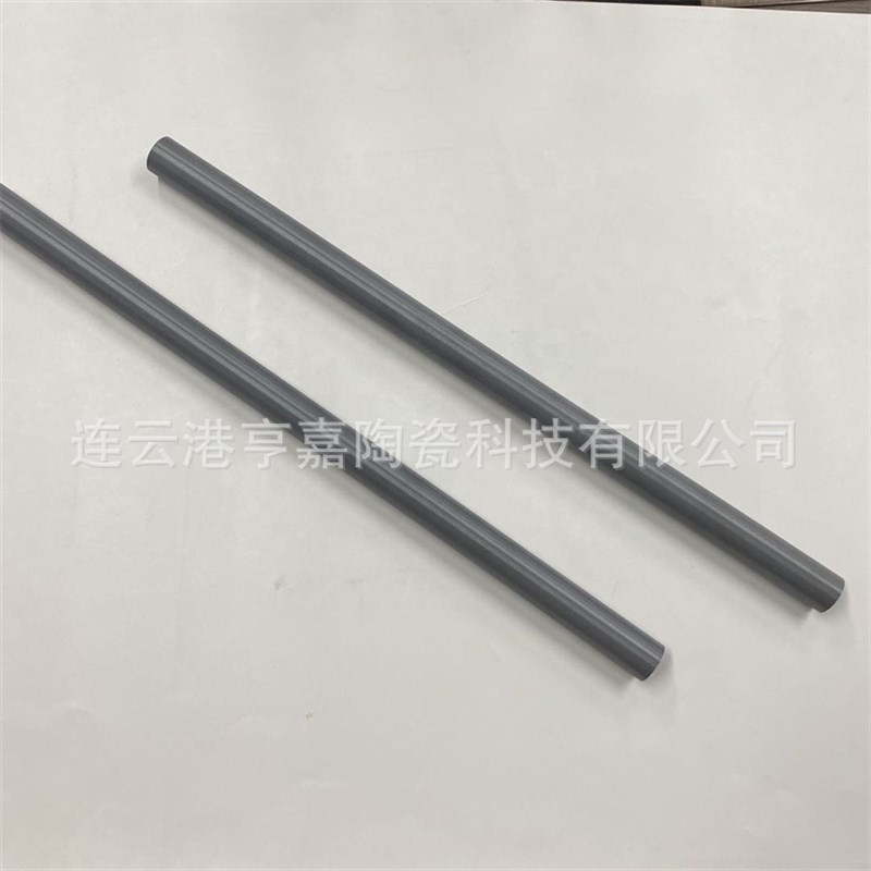 黑色SI3N4陶瓷保护管 气压烧结氮化硅陶V瓷管 氮化硅管
