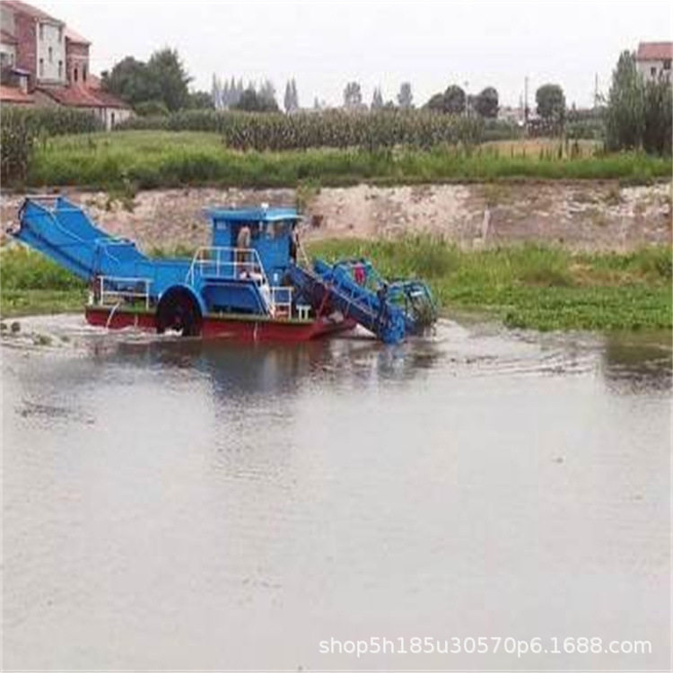 山东船舶全自动河道水葫芦割草船