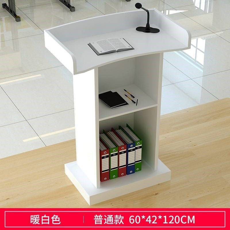 长条讲台演讲台j迎宾台讲演台小型讲座老师用桌子柜台婚礼用坚