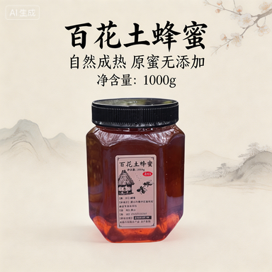 纯蜜峰蜜农家产百花蜜纯天然蜂蜜真原生态真自产养颜成熟新蜜营养