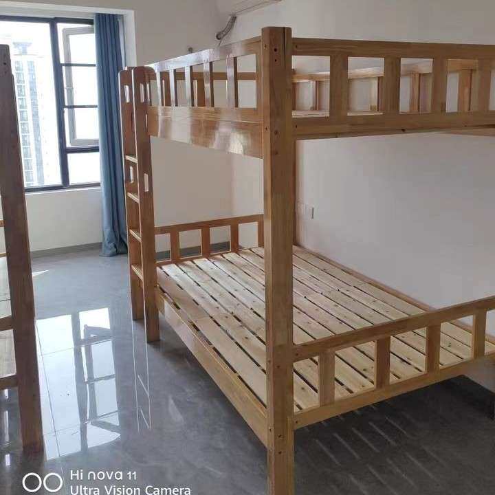 婴儿床实木床家用小户型大人高低床省空间宿舍双层结构床