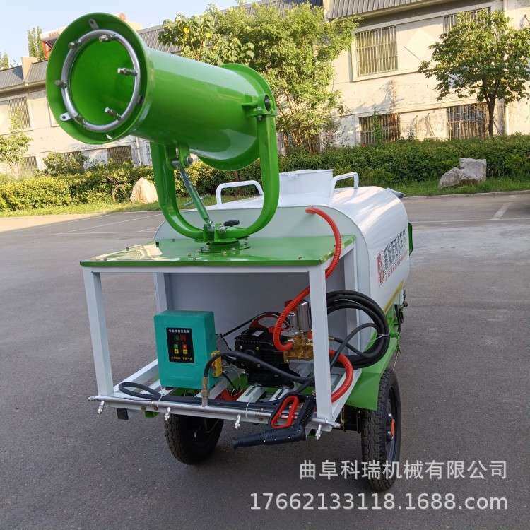 0.8m3电动环卫洒水车 园林绿化高炮喷洒车 工地降温除尘车科瑞