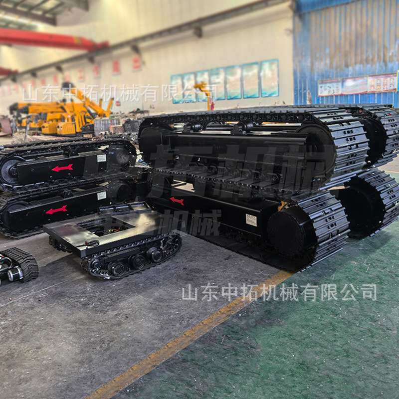 全地形钢制橡胶履带底盘液压遥控矿用农用机械大型总成工程车