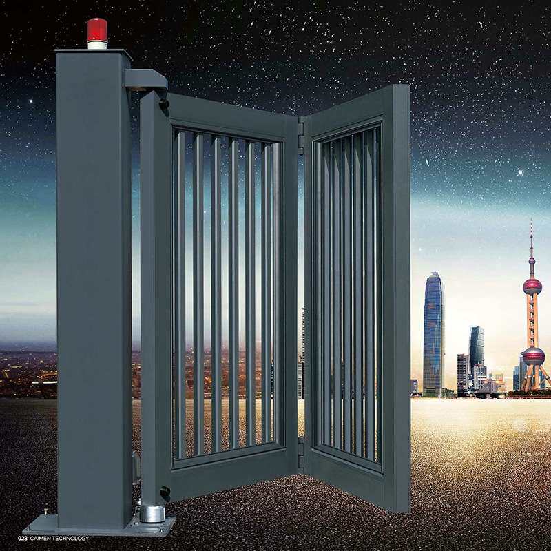智能悬浮电动伸缩门 折叠不锈钢车库门门庭院别墅电动折叠门
