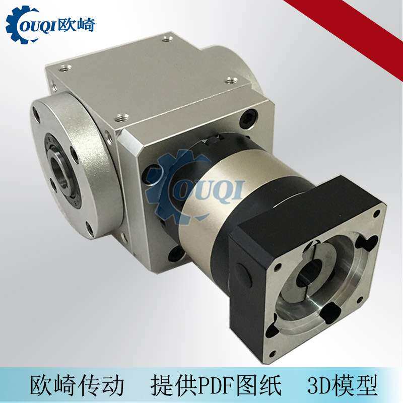 AT170-R1-1精密换向器90°伺服转角器直角齿轮箱螺旋伞齿轮转向器