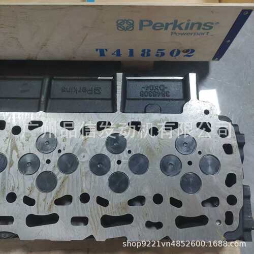 工程机械用珀金斯C7.1缸盖总成T418502卡特彼勒C7柴油发动机缸盖