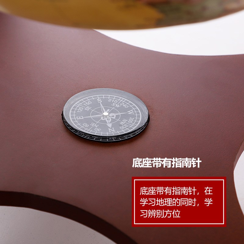 大号欧美复古地球仪台灯摆件y现代简约风家居摆设办公室创意摆件