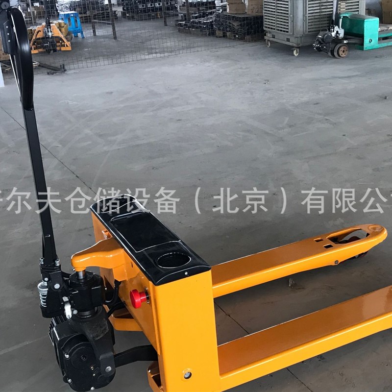 越野搬砖经济型步行式半电动x液压托盘搬运车地牛手拖车手拉车叉