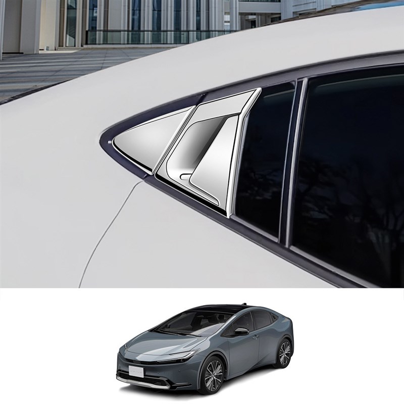 适用于22-23款普锐斯PRIUS 60系门碗拉手O碳纤纹车门扣手亮片装饰