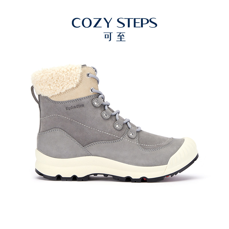 COZY STEPS女士休闲加绒户外保暖女式厚底雪地靴8077