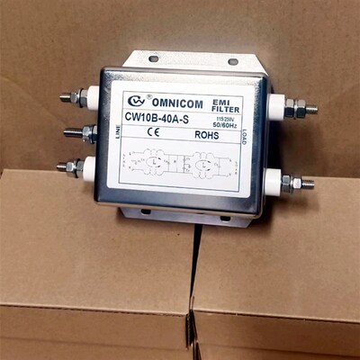 单相220V线路滤波器净化器CW10B-60A80A-S螺栓大电流谐波干扰50A