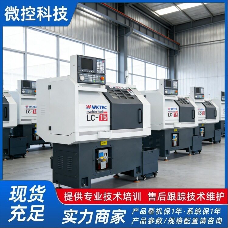 数控车床LC-15小型微型数控车床机床不锈钢加工两轴排刀机厂家
