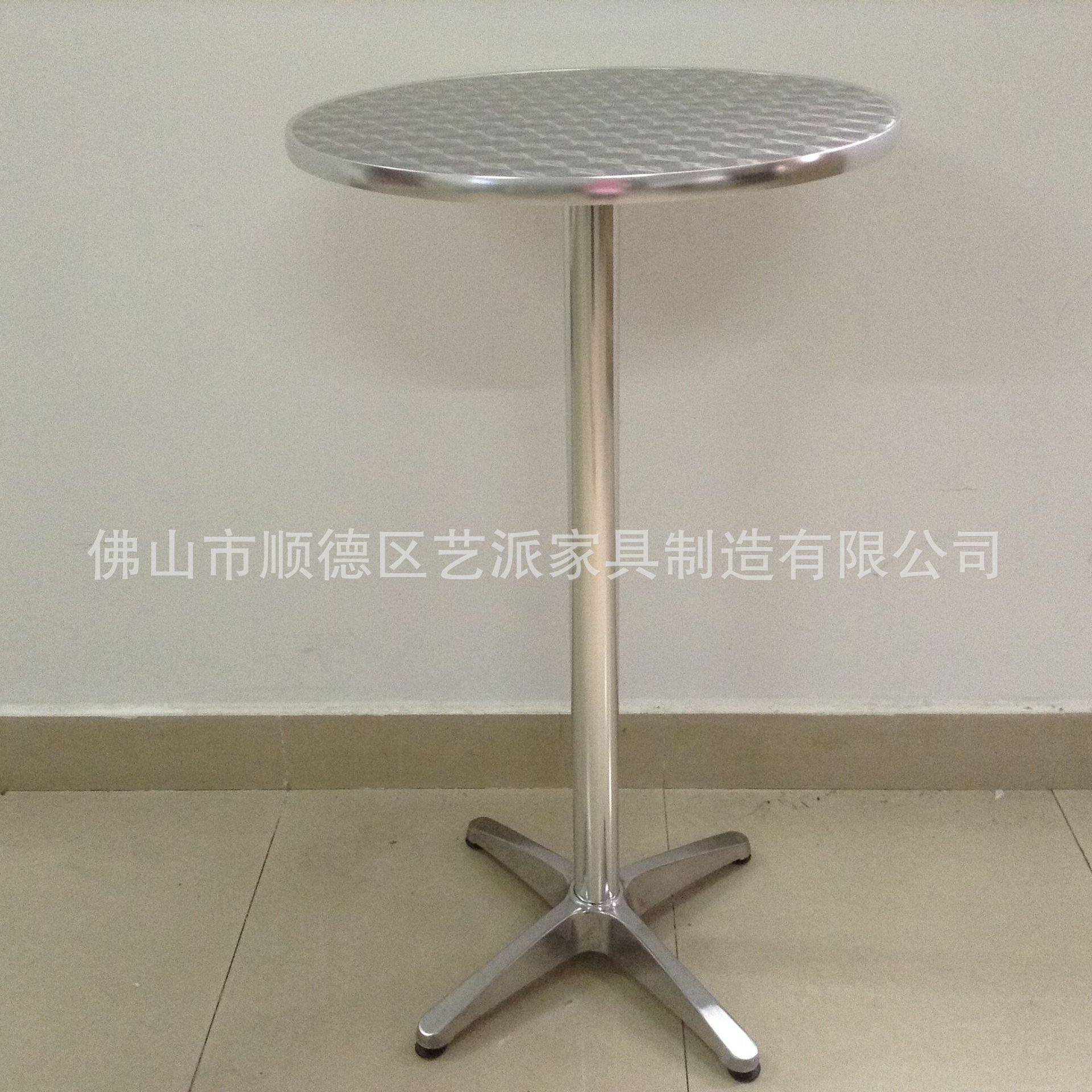 不锈钢吧桌鸡尾酒台折叠餐桌小酒馆吧台不锈钢折叠吧桌子休闲台C
