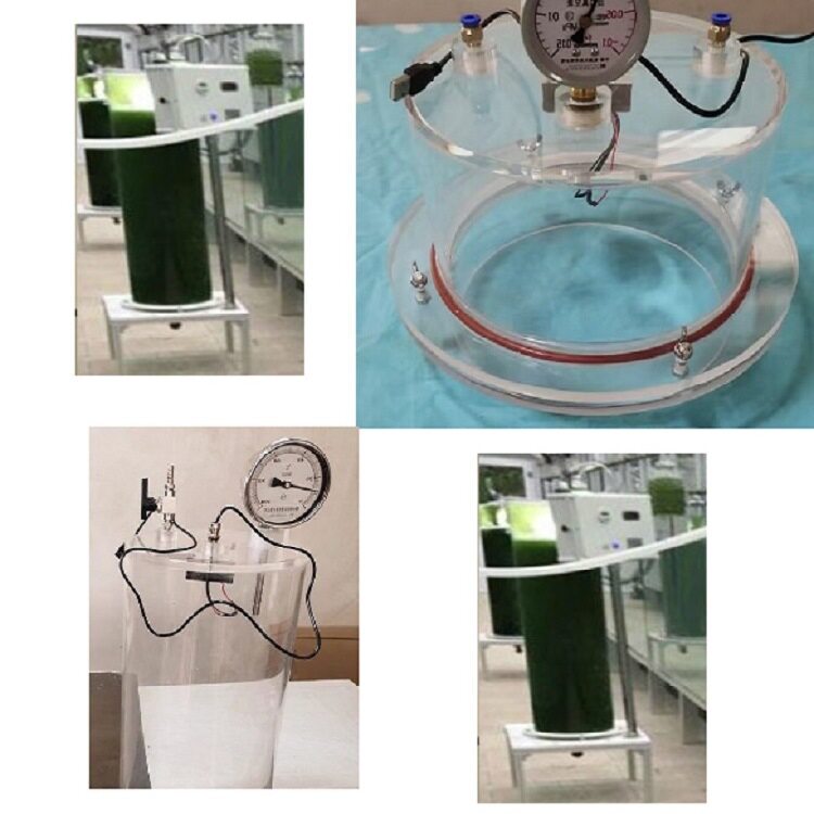 有机玻璃光反应器亚克力藻类光反应器藻类污水光照反应器
