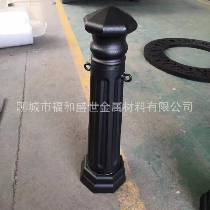 铸铁罗马立柱防撞警示止车柱河道防护栏人行道防护桩路障柱