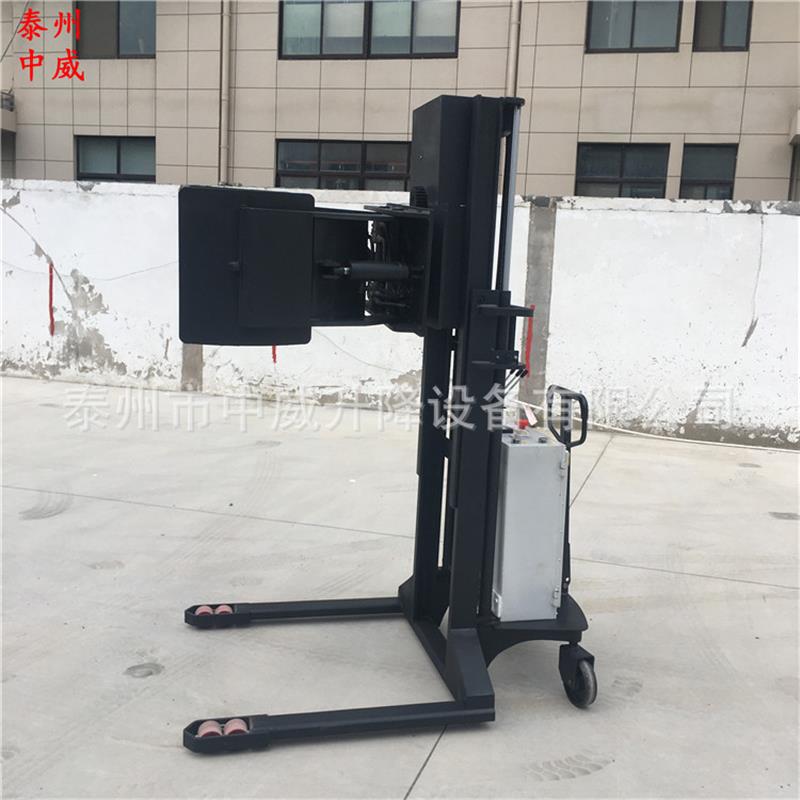 供应防-爆型电动抱夹升高翻转车半自动装卸搬运车电瓶升高堆放车