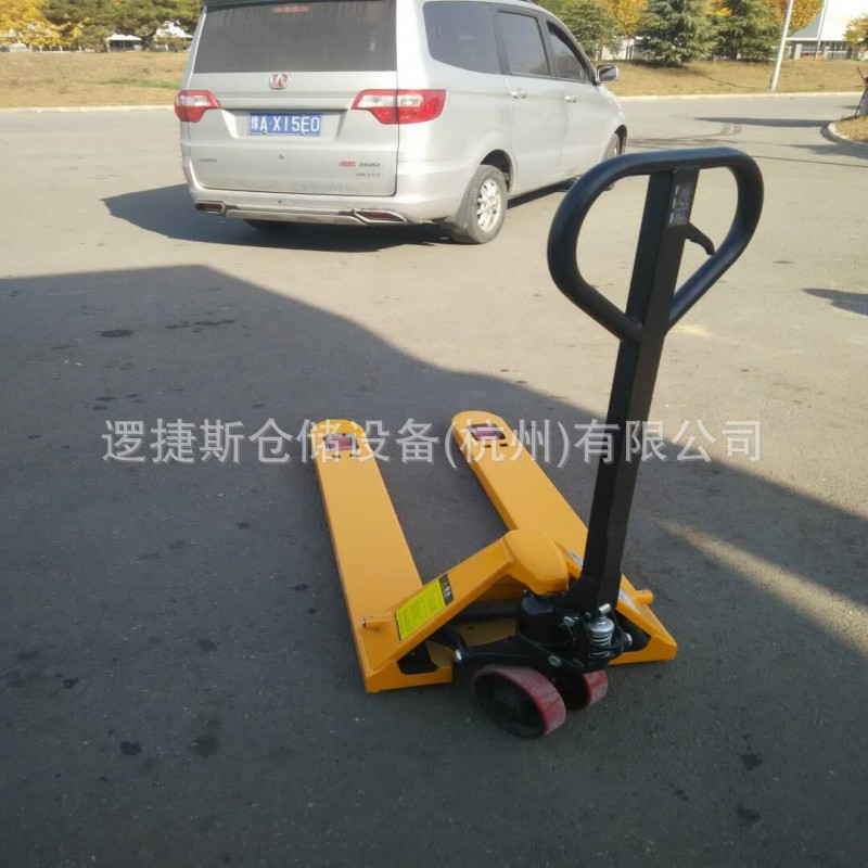 手动托盘搬运车装卸地牛车升降液压手拉小型拖车地牛搬运车2吨