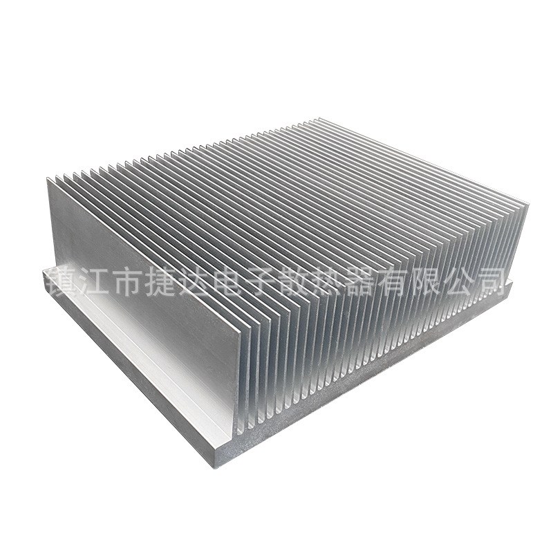 销售铝合金高密齿l散热器大功率铝型材散热片工业电子散热板可来