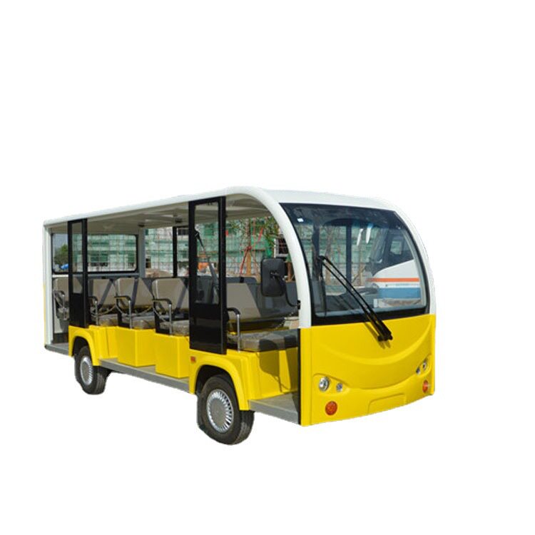 湖北省飞机场14座游客摆渡车厂家直销旅游景区游览车YCT23型14人