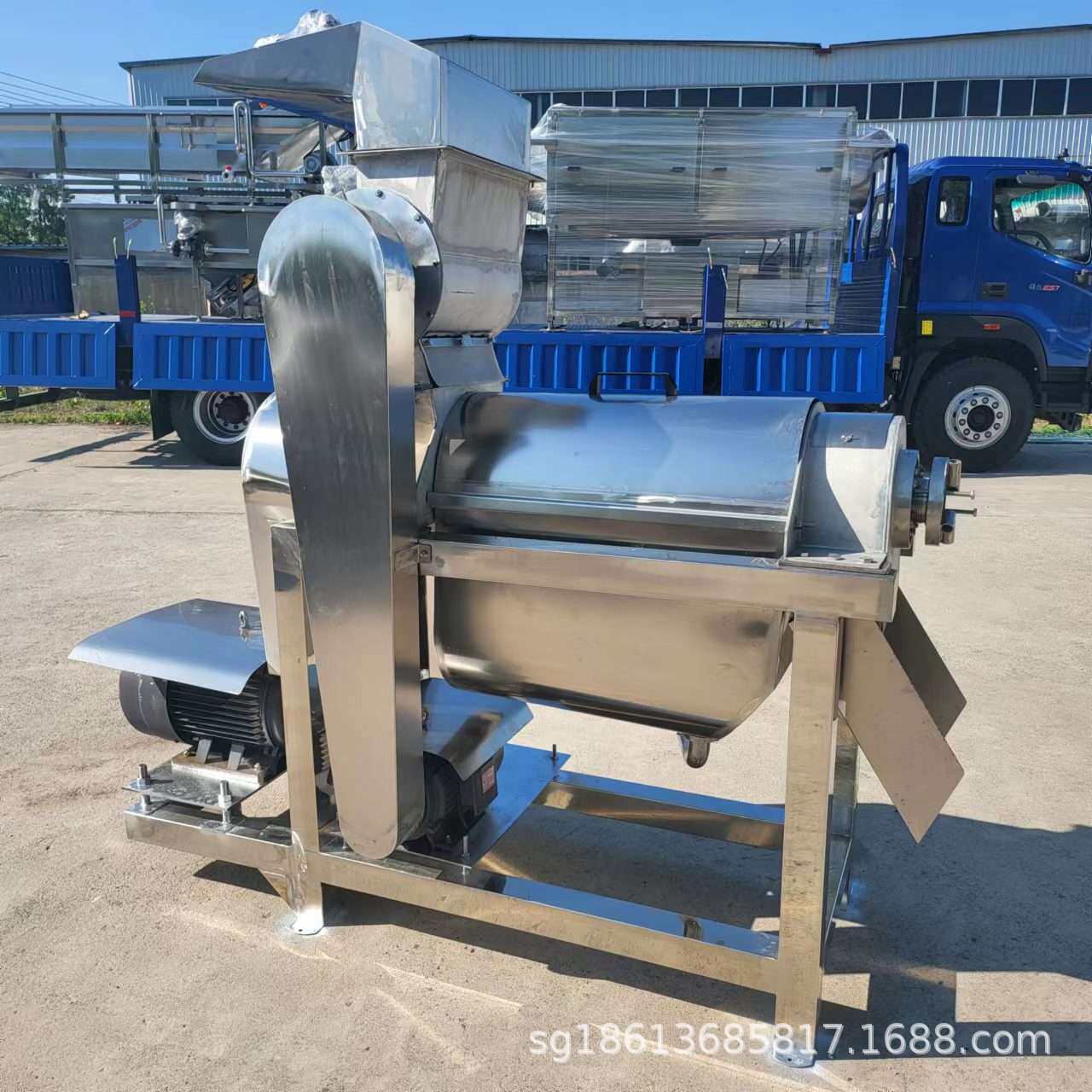 舜工牌工业榨汁机 新鲜水果大型果汁压榨机 柠檬橙子柑橘榨汁设备