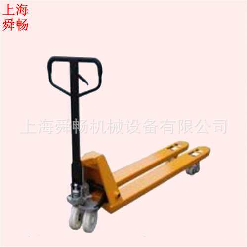 热卖1T/2T/3T/5T狭窄型手动搬运车 液压装卸托盘地牛搬运小坦克