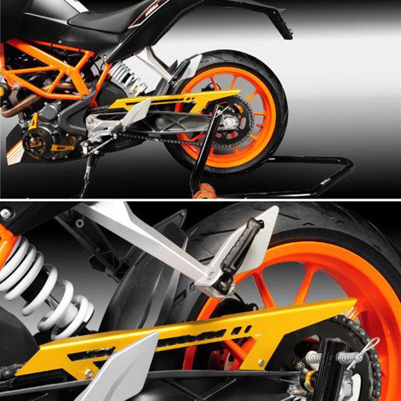 KTM DUKE125/200/390 CNC铝合金改装配件链条装饰盖保护盖链条盒图片
