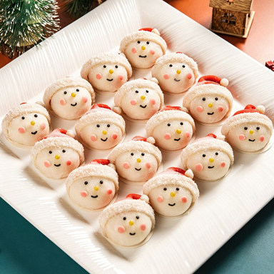 草莓味大福周岁满月生日聚会patty甜品台公司下午茶歇会议点心