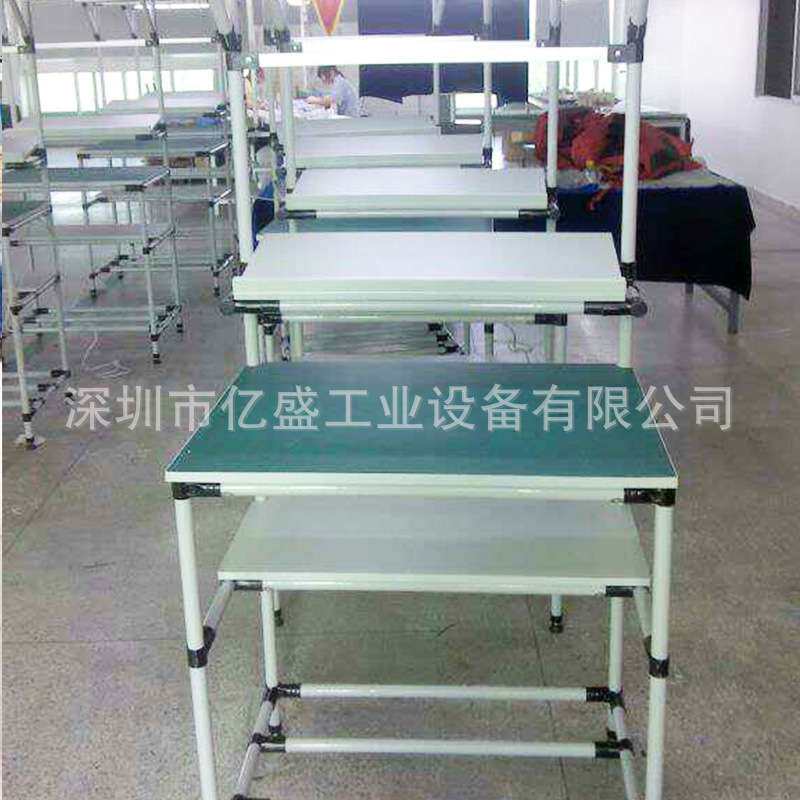 坪地供应LED灯老化架 精益管生产线 不锈钢工作台可以按要求制作